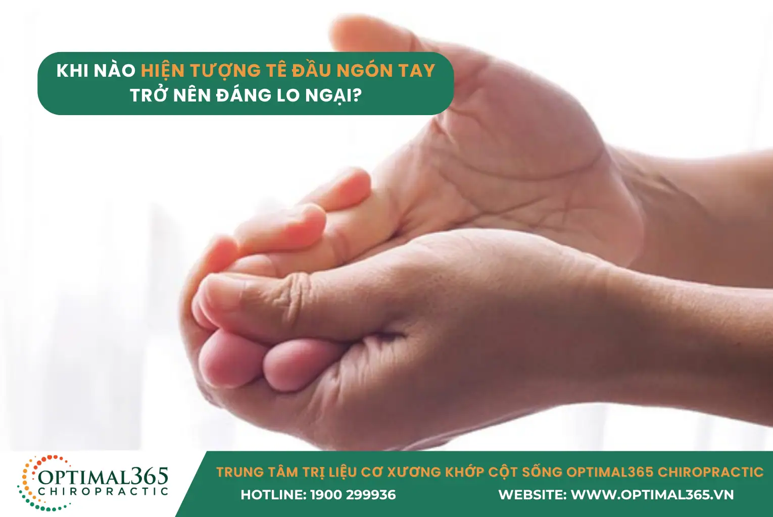 Khi nào hiện tượng tê đầu ngón tay trở nên đáng lo ngại?