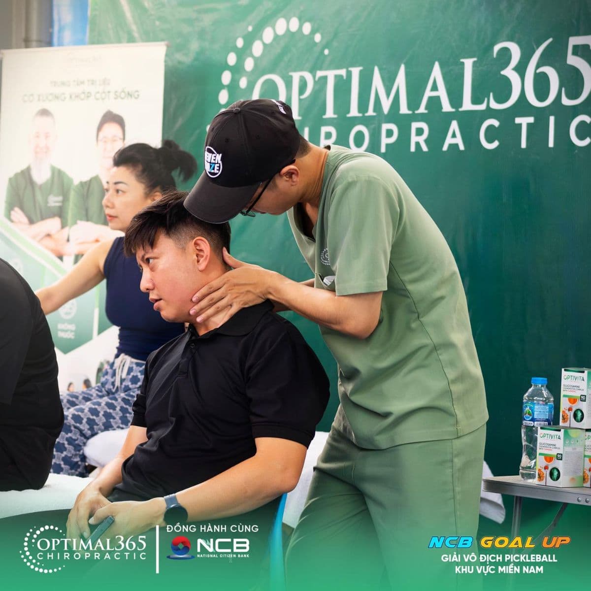 Optimal365 Chiropractic đồng hành cùng Giải Pickleball NCB Goal Up – Ngân Hàng Quốc Dân