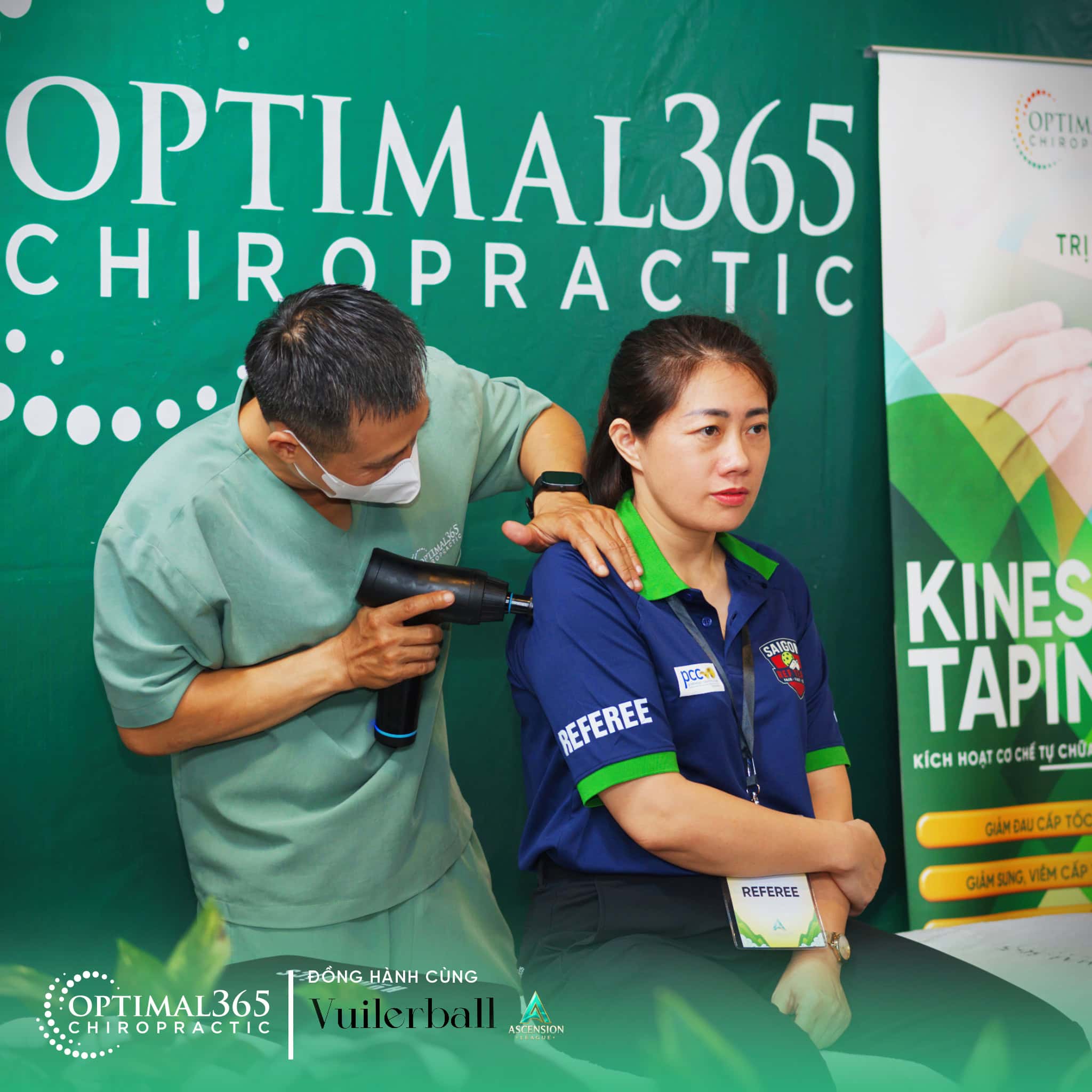 Optimal365 Chiropractic đồng hành cùng giải Vuilerball