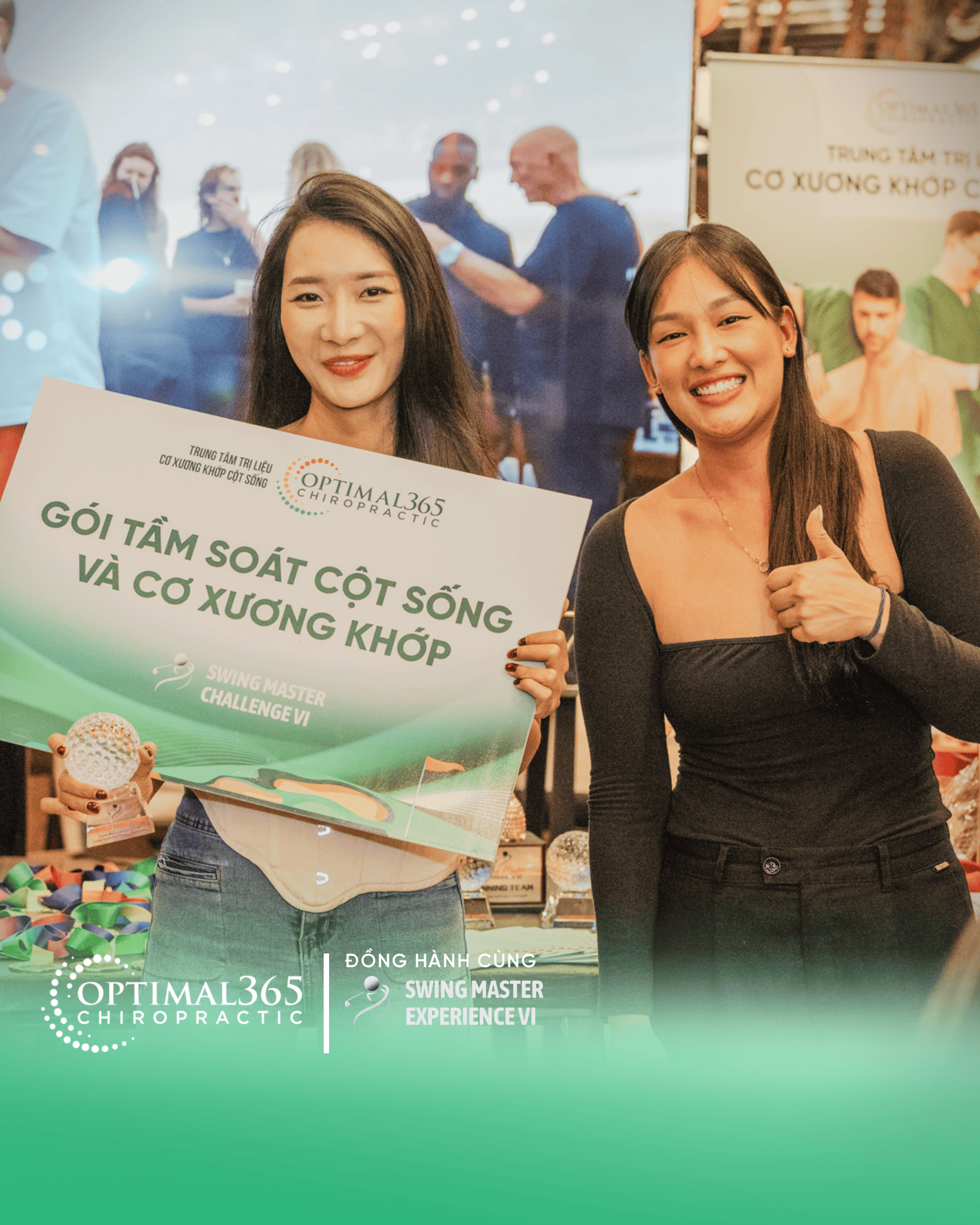 Optimal365 Chiropractic đồng hành cùng Swing Master Experience VI Invitational: Nâng tầm phong độ nhờ tầm soát sức khỏe cơ xương khớp