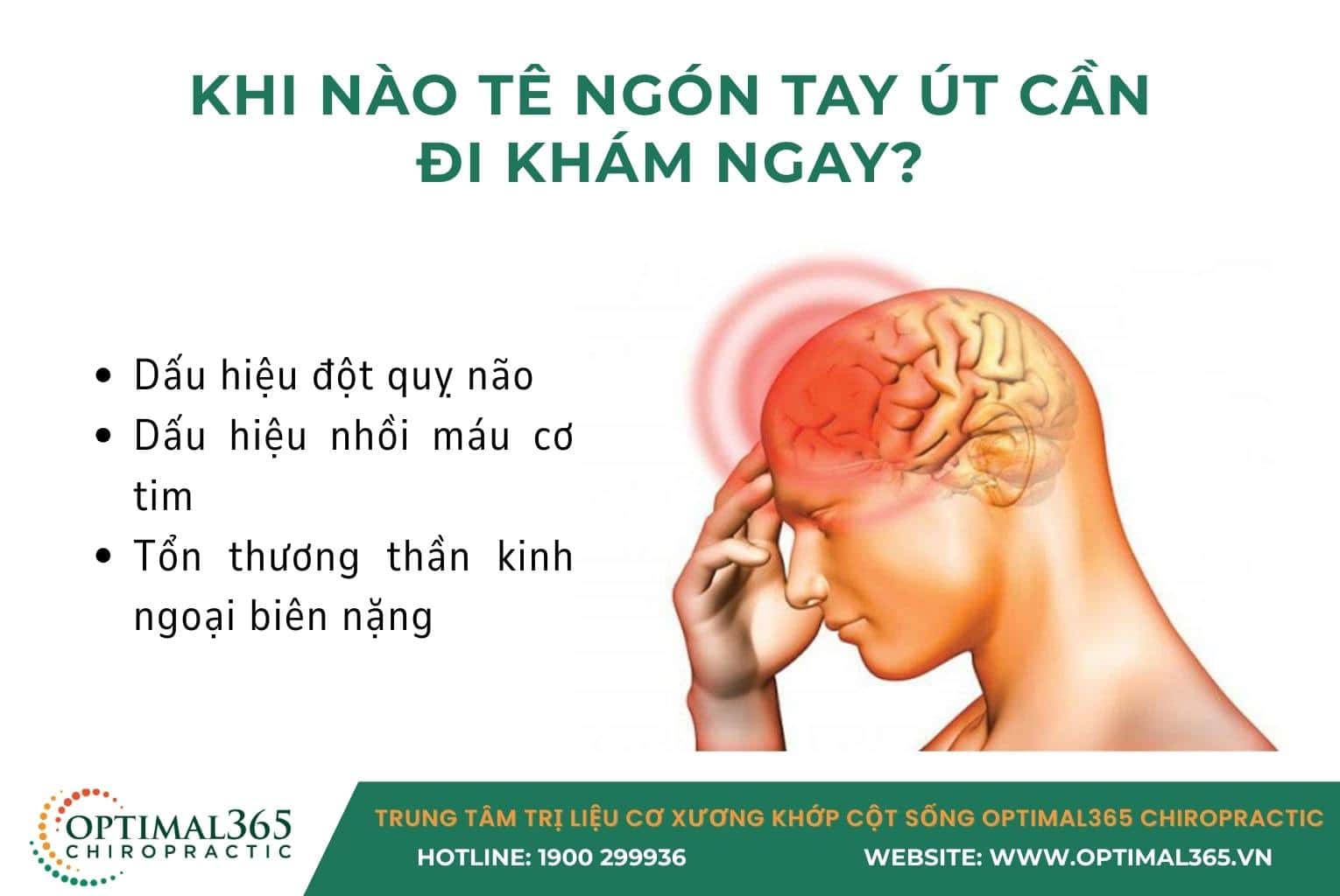 Dấu hiệu nguy hiểm cần đi khám ngay khi tê ngón tay út