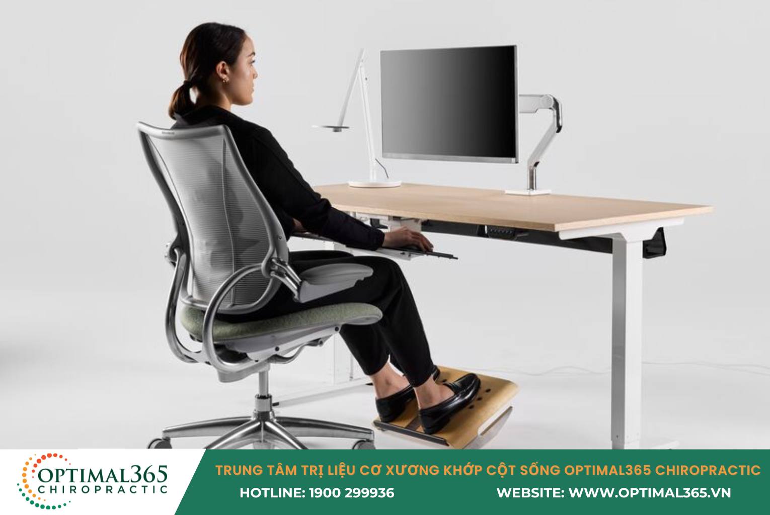 Điều chỉnh tư thế ngồi đúng giúp phòng ngừa đau vai gáy tái phát