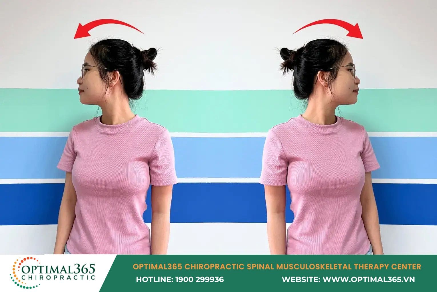 Neck rotation exercise reduces neck fatigue and pain