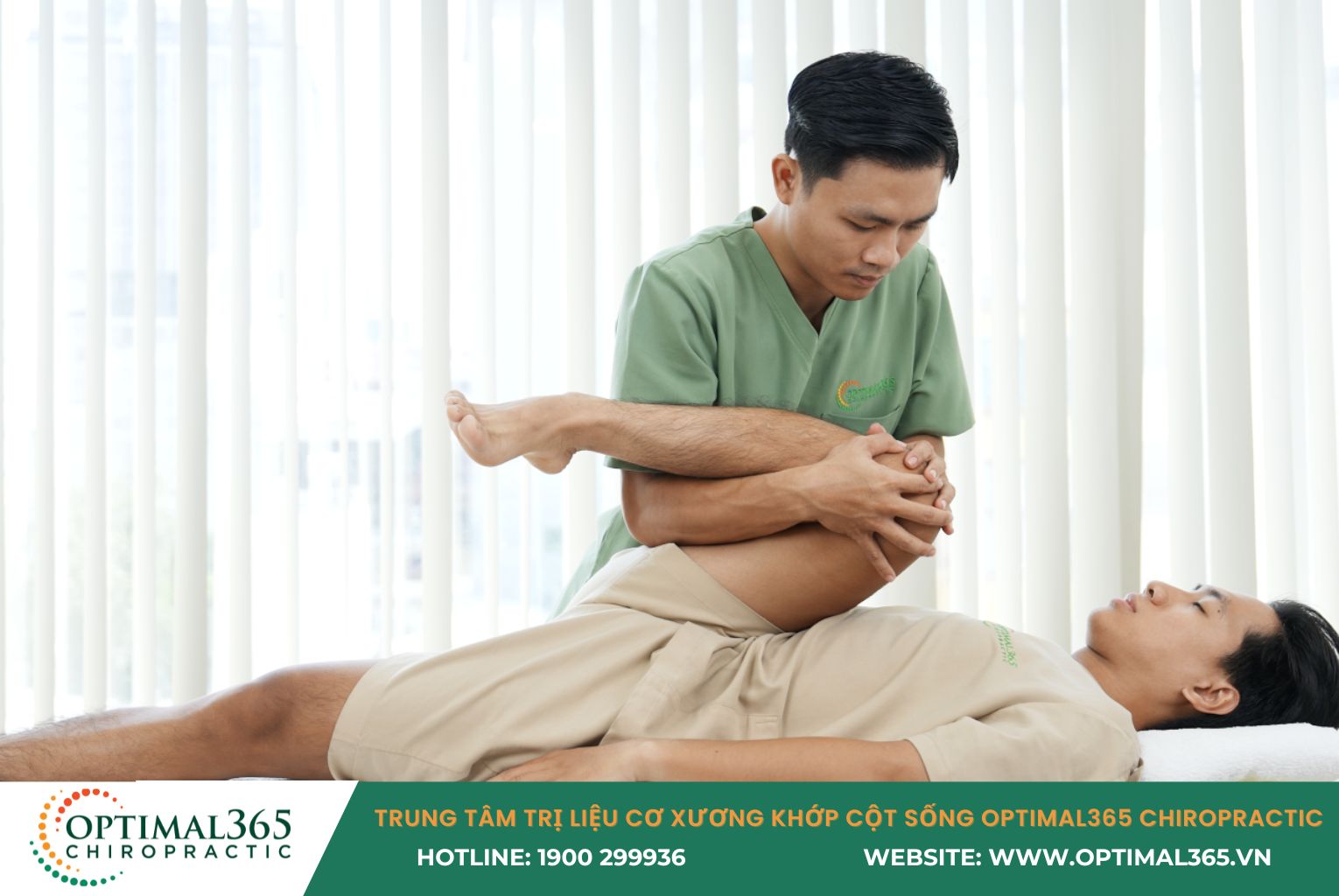 Optimal365 Chiropractic kết hợp vật lý trị liệu và phục hồi chức năng để điều trị hội chứng ITBS