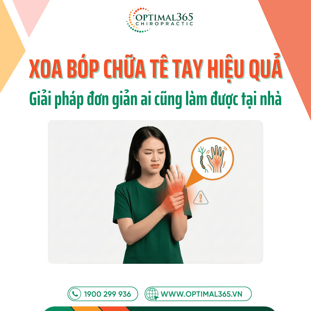Xoa bóp chữa tê tay hiệu quả: Giải pháp đơn giản ai cũng làm được tại nhà