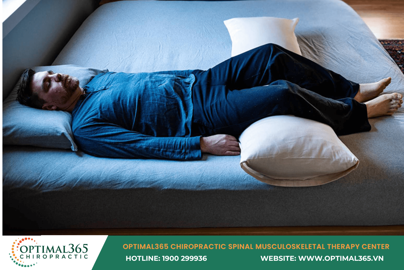 Back Sleeping with a Pillow Under the Knees