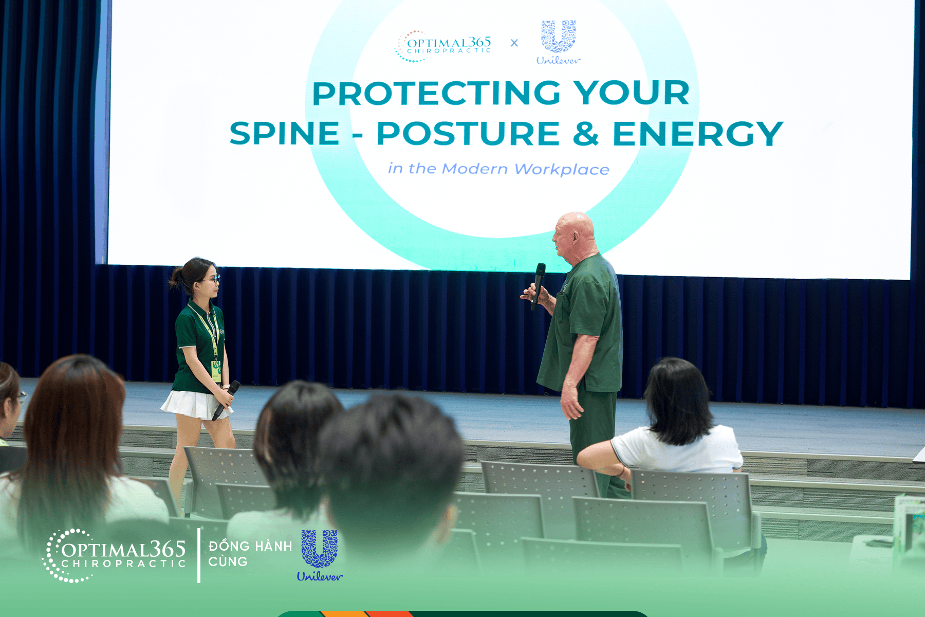 Workshop chăm sóc cột sống cho doanh nghiệp tại Unilever Việt Nam cùng Optimal365 Chiropractic