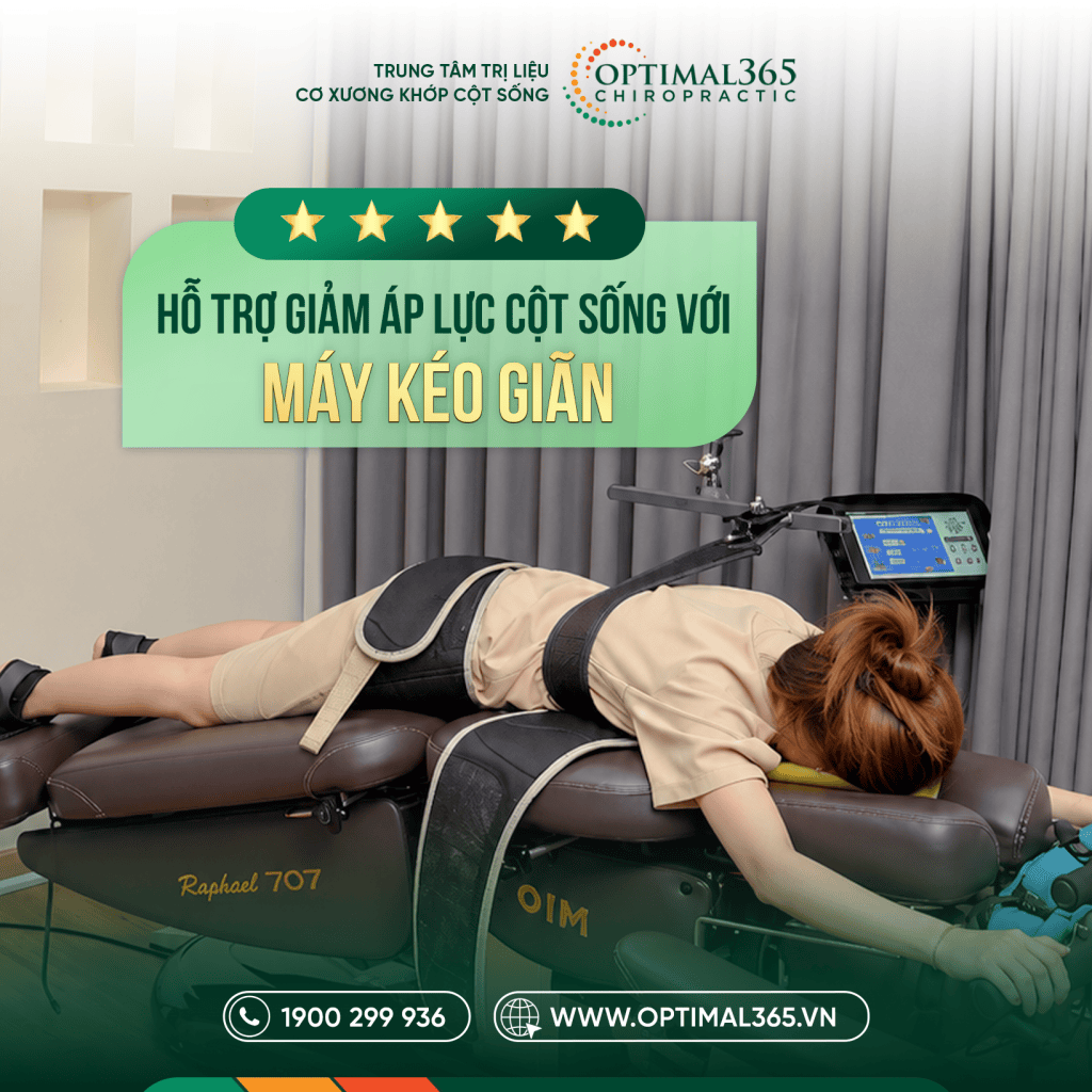 Máy kéo giãn - điều trị cong vẹo cột sống