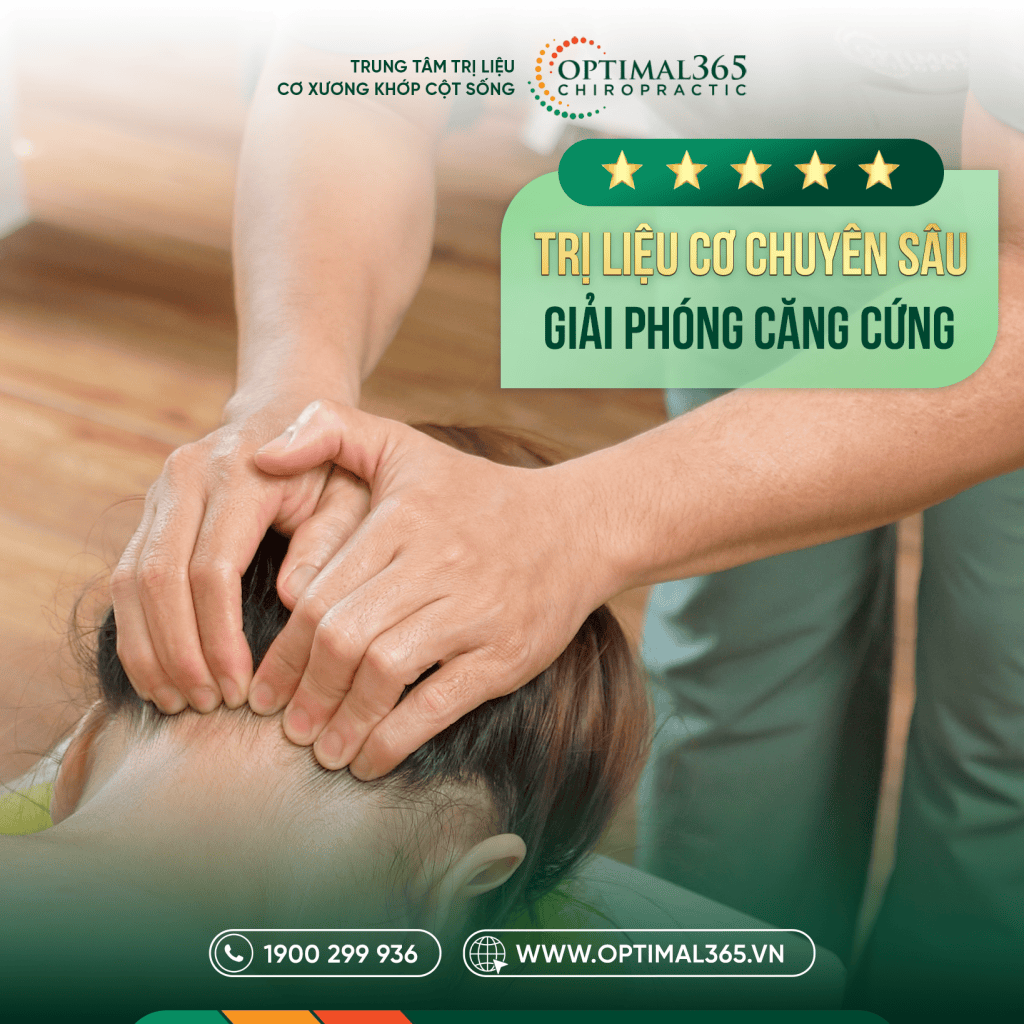 Trị liệu cơ chuyên sâu - hỗ trợ cải thiện cong vẹo cột sống